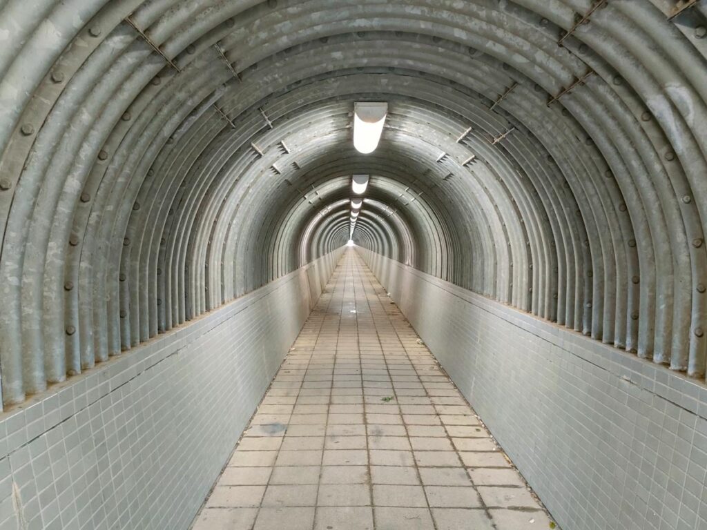 大原隧道内の画像
